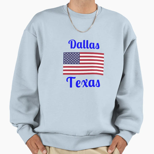 Dallas Texas Sweatshirt - Casual Everyday Wear for Adults - T-Shirt, Sweatshirt, Hoodie