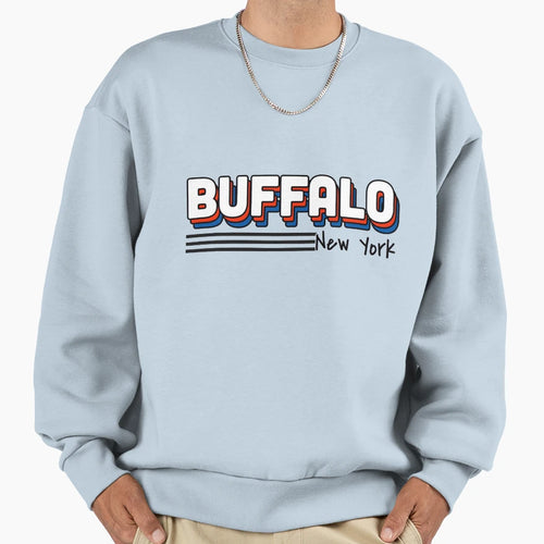 Buffalo New York Sweatshirt - Unique Graphic Men Women - T-Shirt, Sweatshirt, Hoodie