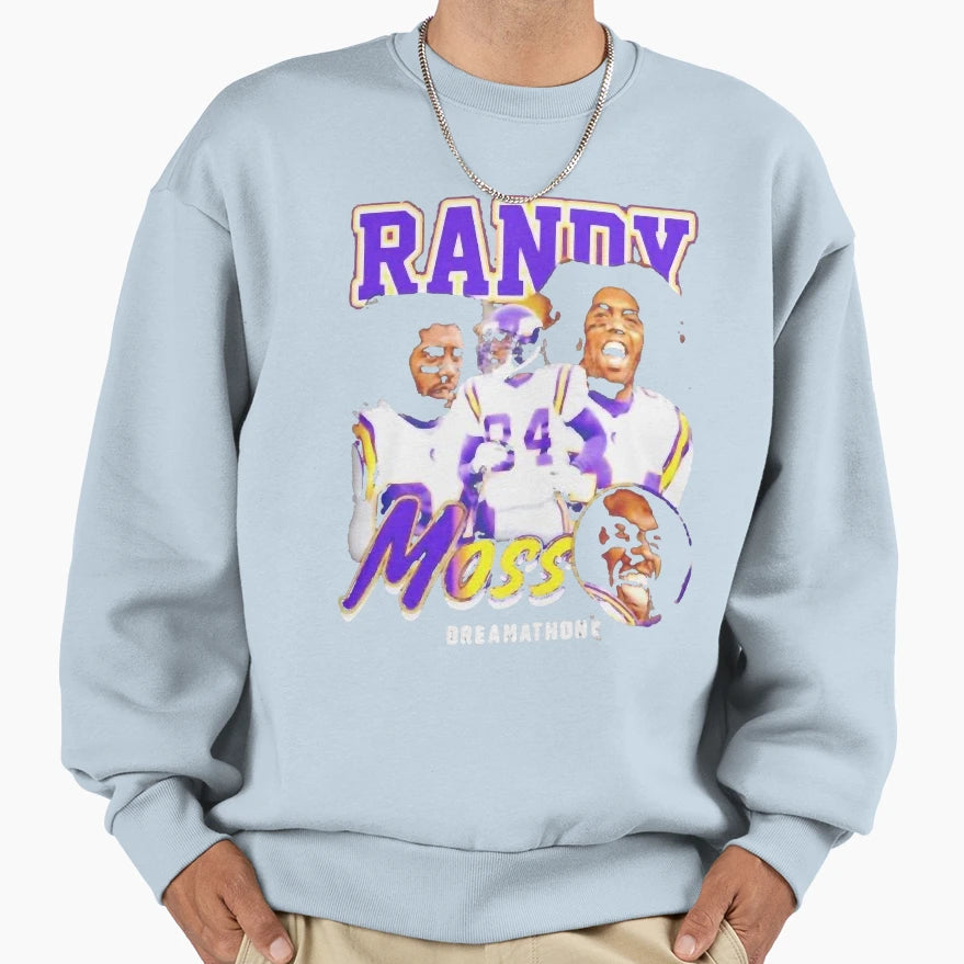 Randy Moss Sweatshirt - Minimalist Print Unisex - T-Shirt, Sweatshirt, Hoodie
