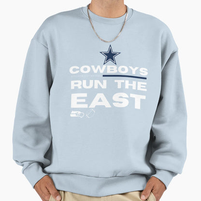 Cowboys Run East Divi Sion Champion Sweatshirt - Novelty Apparel Unisex - T-Shirt, Sweatshirt, Hoodie