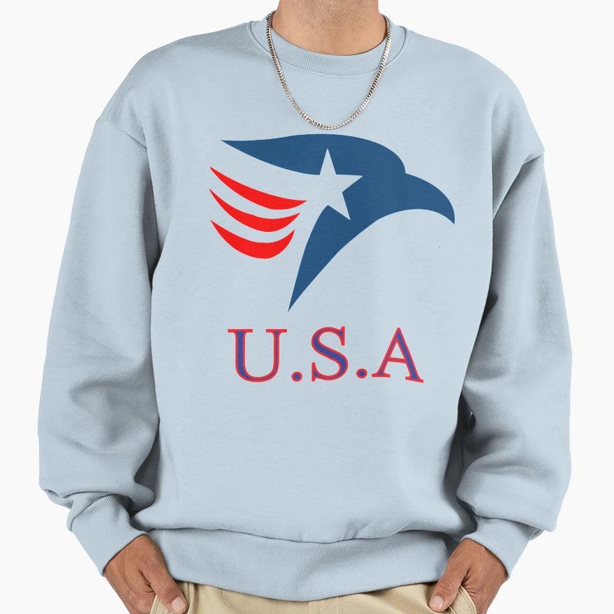 Amerika Upside Flug Sweatshirt - Fun Novelty Design Men Women - T-Shirt, Sweatshirt, Hoodie