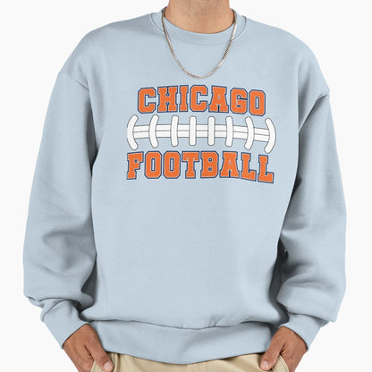 Chicago Football Sweatshirt - Casual Everyday Wear Unisex - T-Shirt, Sweatshirt, Hoodie