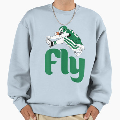 Fly Eagle Birds Sweatshirt - Minimalist Print Unisex - T-Shirt, Sweatshirt, Hoodie