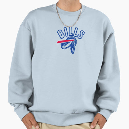 Bills Wing Sweatshirt - Streetwear Style Unisex - T-Shirt, Sweatshirt, Hoodie