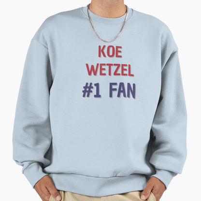 Koe Wetzel 1 Fan Sweatshirt - Trendy Graphic Unisex - T-Shirt, Sweatshirt, Hoodie