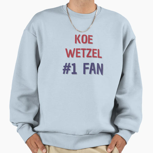 Koe Wetzel 1 Fan Sweatshirt - Trendy Graphic Unisex - T-Shirt, Sweatshirt, Hoodie
