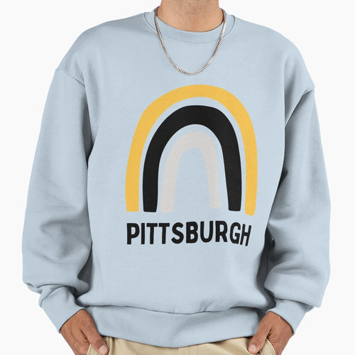 Pittsburgh Rainbow Sweatshirt - Streetwear Style Unisex - T-Shirt, Sweatshirt, Hoodie