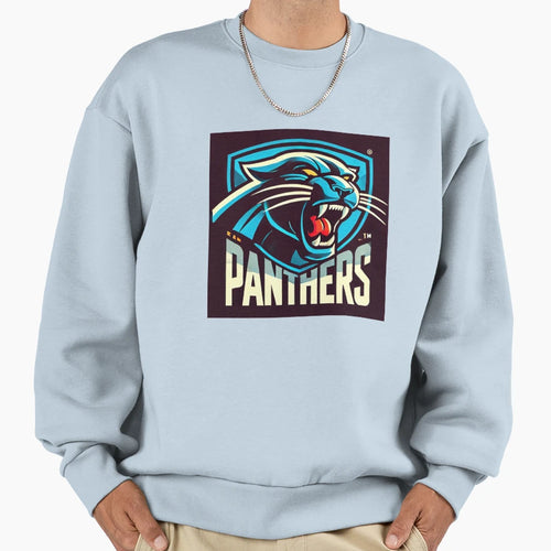Panthers Fans Assemble Here Sweatshirt - Custom Art Print Men Women - T-Shirt, Sweatshirt, Hoodie
