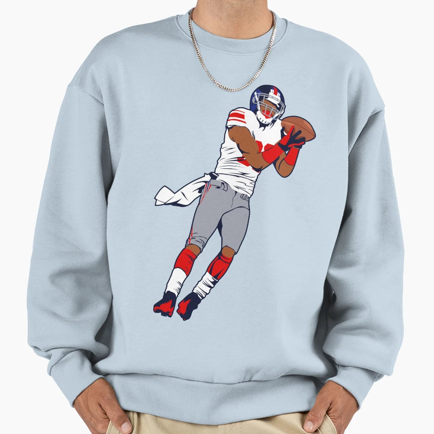 Mario Manningham Sweatshirt - Novelty Apparel for Adults - T-Shirt, Sweatshirt, Hoodie