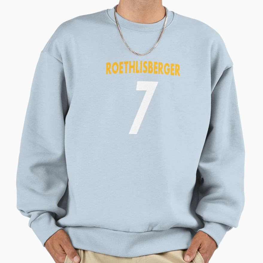 Pittsburgh Big Ben Qb 7 Sweatshirt - Aesthetic Graphic Unisex - T-Shirt, Sweatshirt, Hoodie
