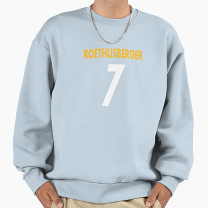Pittsburgh Big Ben Qb 7 Sweatshirt - Aesthetic Graphic Unisex - T-Shirt, Sweatshirt, Hoodie