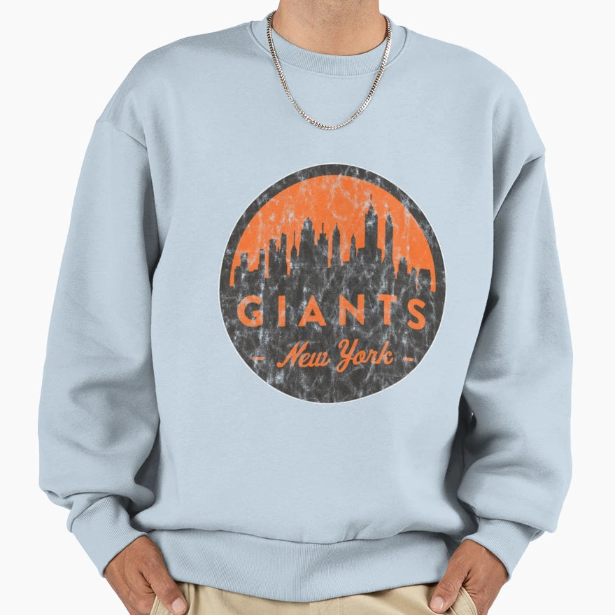 Ny Giants Baseball Logo Distressed T-Shirt - Aesthetic Graphic Men Women - T-Shirt, Sweatshirt, Hoodie