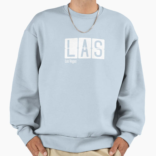 Las Vegas Las Airport Code Sweatshirt - Custom Art Print for Adults - T-Shirt, Sweatshirt, Hoodie