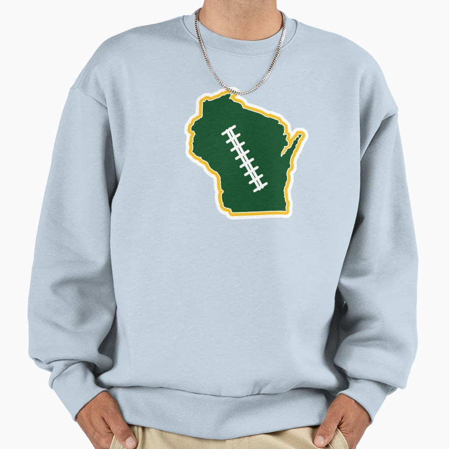 Wisconsin Football Sweatshirt - Aesthetic Graphic Unisex - T-Shirt, Sweatshirt, Hoodie