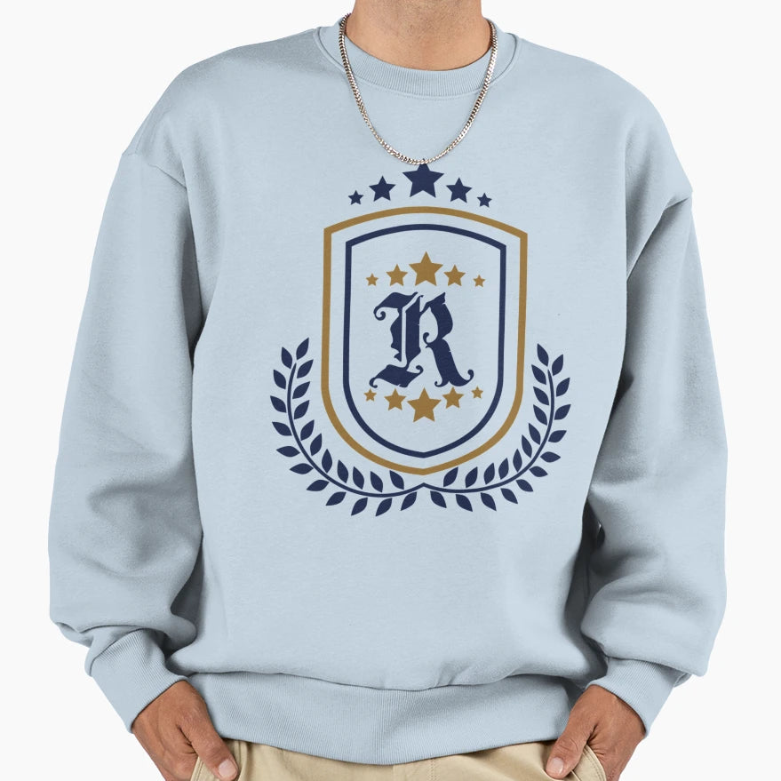 Eagle Raven Star Emblem Sweatshirt - Trendy Graphic Men Women - T-Shirt, Sweatshirt, Hoodie