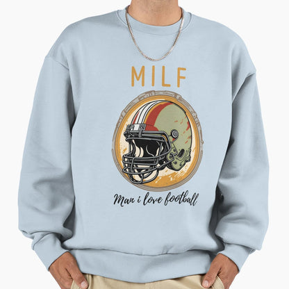 I Love Football Sweatshirt - Novelty Apparel Unisex - T-Shirt, Sweatshirt, Hoodie