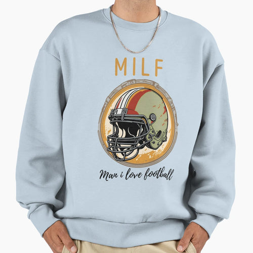 I Love Football Sweatshirt - Novelty Apparel Unisex - T-Shirt, Sweatshirt, Hoodie
