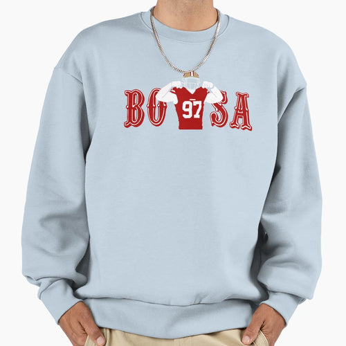 Bosa 97 San Francisco Football Sweatshirt - Fun Novelty Design for Adults - T-Shirt, Sweatshirt, Hoodie