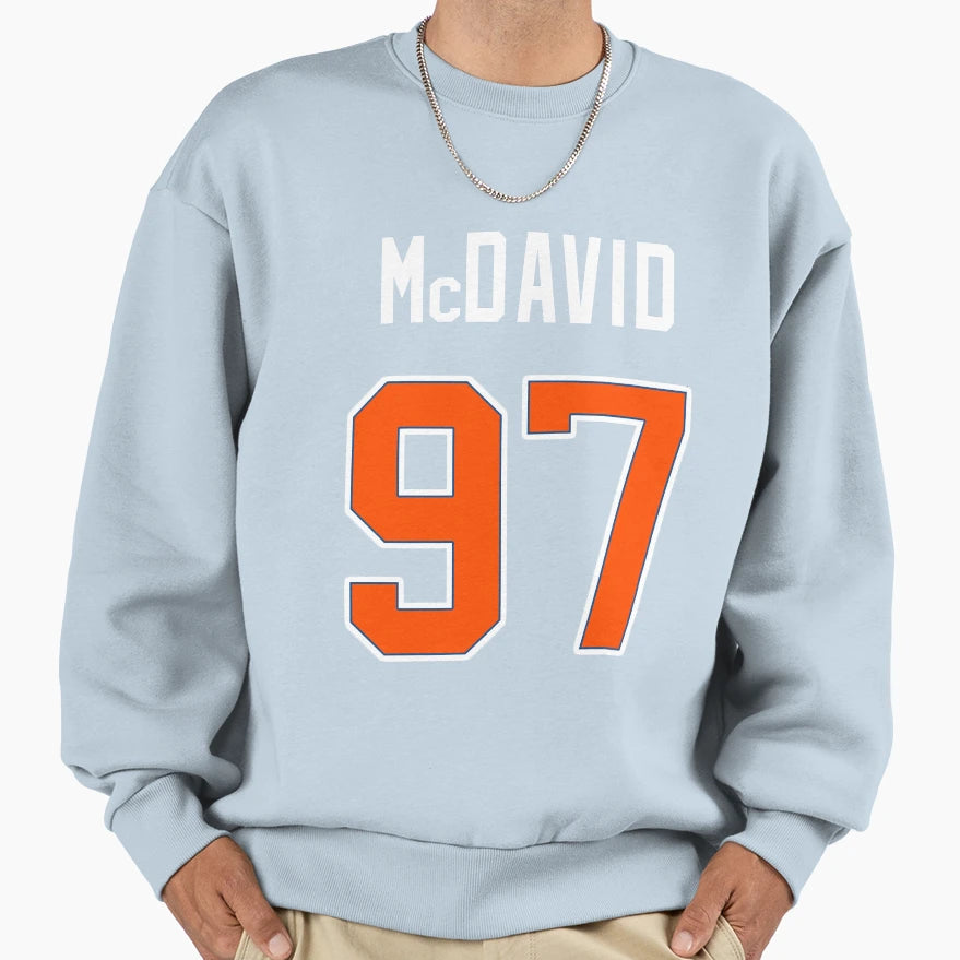 Mcdavid Jersey Sweatshirt - Fun Novelty Design Men Women - T-Shirt, Sweatshirt, Hoodie