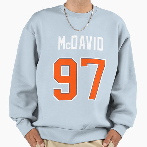 Mcdavid Jersey Sweatshirt - Fun Novelty Design Men Women - T-Shirt, Sweatshirt, Hoodie