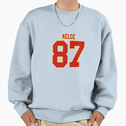 Kelce 87 Kansas City Football T-Shirt - Custom Art Print Men Women - T-Shirt, Sweatshirt, Hoodie