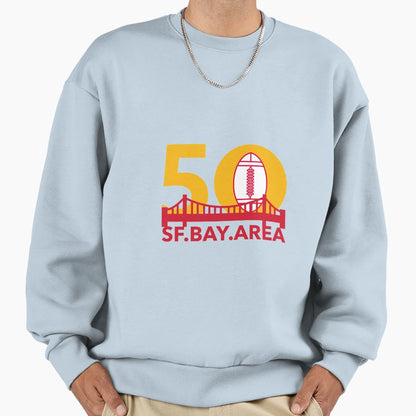 Pro Football Championship 50 Sf Sweatshirt - Fun Novelty Design Men Women - T-Shirt, Sweatshirt, Hoodie