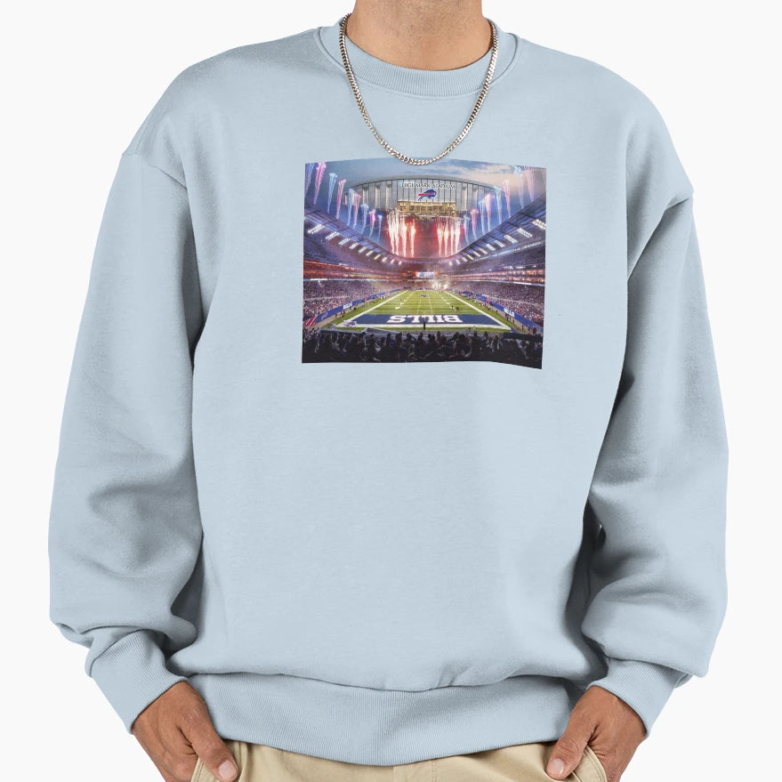 New Buffalo Stadium Sweatshirt - Fun Novelty Design Men Women - T-Shirt, Sweatshirt, Hoodie