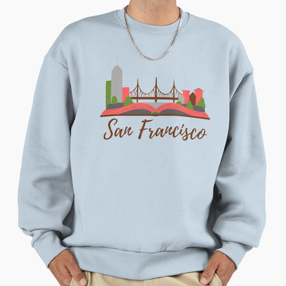 San Francisco Sweatshirt - Aesthetic Graphic Unisex - T-Shirt, Sweatshirt, Hoodie