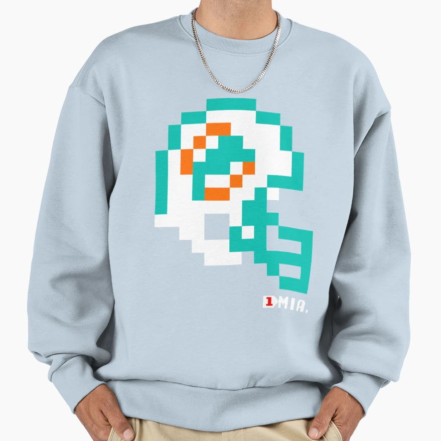 Mia Helmet Tecmo Bowl T-Shirt - Aesthetic Graphic for Adults - T-Shirt, Sweatshirt, Hoodie