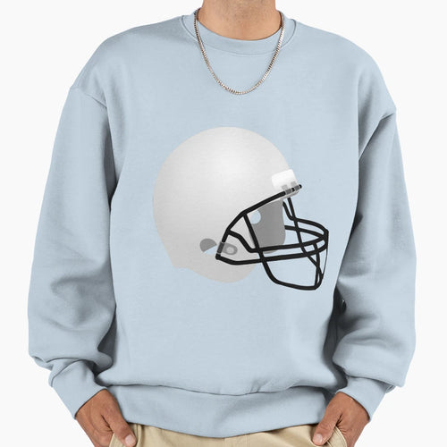 American Football Helmet Sweatshirt - Graphic Print for Adults - T-Shirt, Sweatshirt, Hoodie