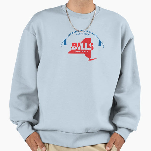 Buffalo Bills Sweatshirt - Novelty Apparel for Adults - T-Shirt, Sweatshirt, Hoodie