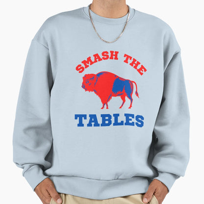 Smash Tables Sweatshirt - Minimalist Print Unisex - T-Shirt, Sweatshirt, Hoodie
