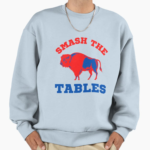 Smash Tables Sweatshirt - Minimalist Print Unisex - T-Shirt, Sweatshirt, Hoodie