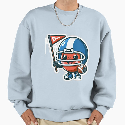American Football Mascot 3 Sweatshirt - Aesthetic Graphic Men Women - T-Shirt, Sweatshirt, Hoodie
