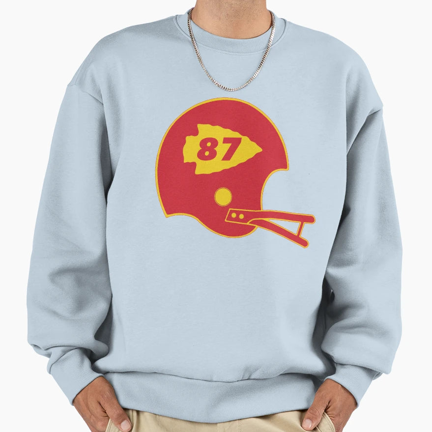 Kc Helmet 87 Sweatshirt - Fun Novelty Design Unisex - T-Shirt, Sweatshirt, Hoodie