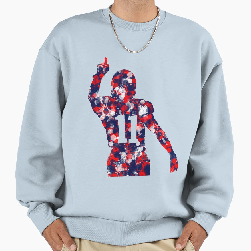 Splatter Edelman Sweatshirt - Custom Art Print for Adults - T-Shirt, Sweatshirt, Hoodie