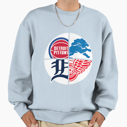 Detroit Sports Sweatshirt - Fun Novelty Design Unisex - T-Shirt, Sweatshirt, Hoodie