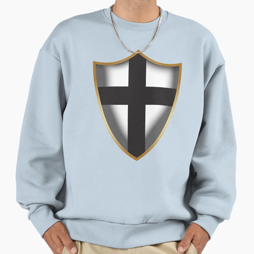 Teutonic Order Medieval Knights Sweatshirt - Minimalist Print for Adults - T-Shirt, Sweatshirt, Hoodie