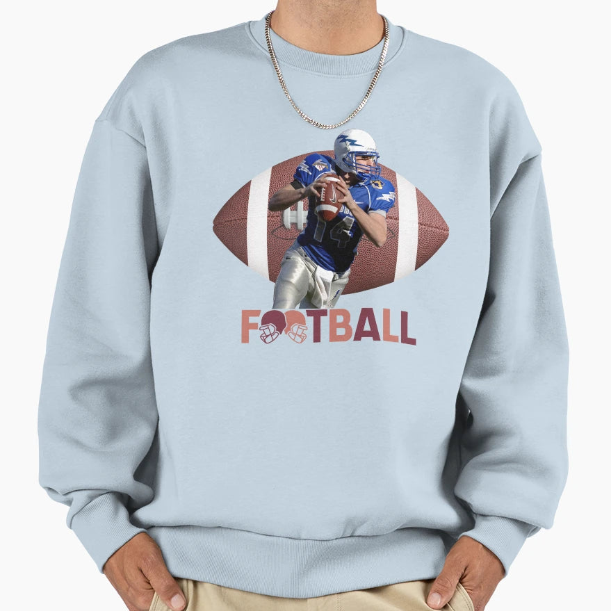 American Football Soccer Team Sweatshirt - Unique Graphic for Adults - T-Shirt, Sweatshirt, Hoodie