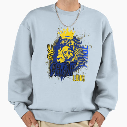 Detroit Lions One Pride Sweatshirt - Custom Art Print Unisex - T-Shirt, Sweatshirt, Hoodie