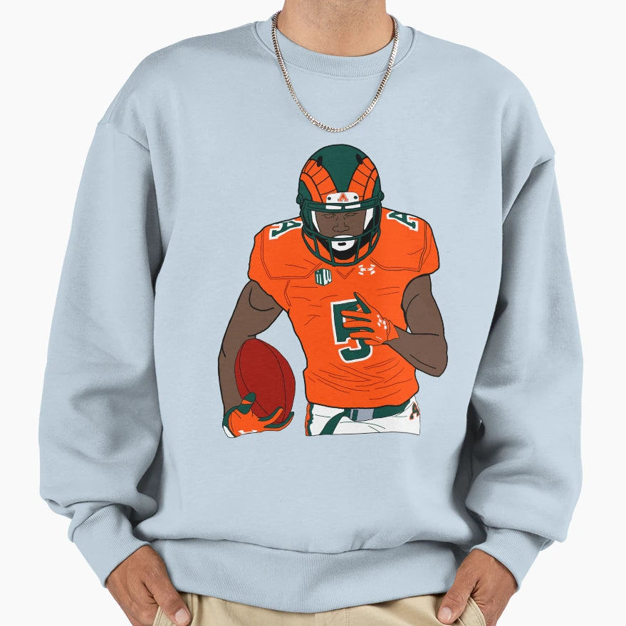 Colorado State Football Orange Out Sweatshirt - Minimalist Print Men Women - T-Shirt, Sweatshirt, Hoodie