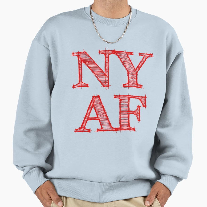 Nyaf Sweatshirt - Minimalist Print Men Women - T-Shirt, Sweatshirt, Hoodie
