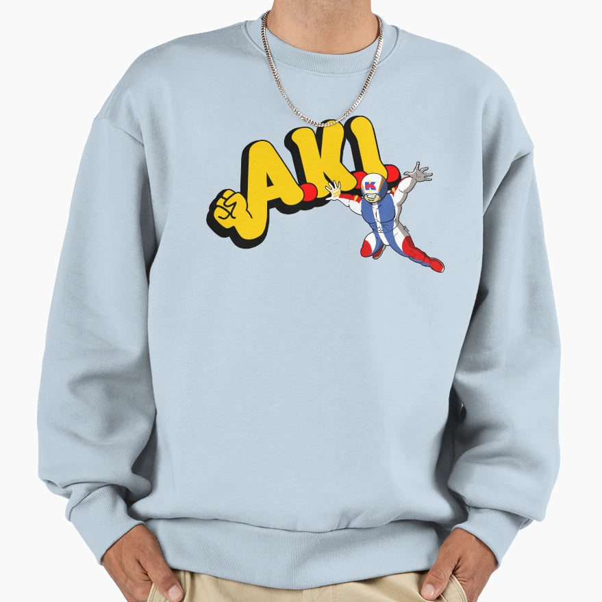 Aki Muscle Sweatshirt - Unique Graphic Unisex - T-Shirt, Sweatshirt, Hoodie