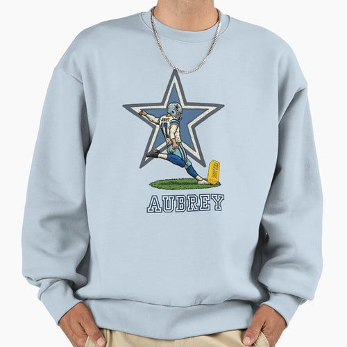 Brandon Aubrey Butter Kick Dallas T-Shirt - Aesthetic Graphic Unisex - T-Shirt, Sweatshirt, Hoodie