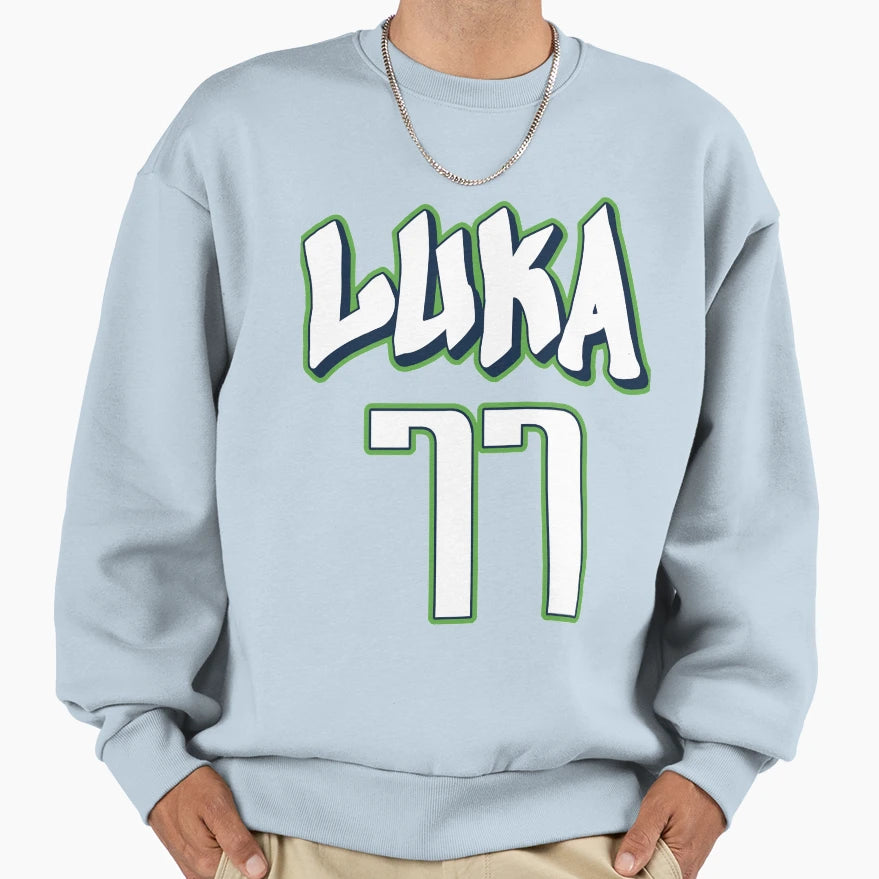 Luka Doncic 77 City Jersey T-Shirt - Streetwear Style for Adults - T-Shirt, Sweatshirt, Hoodie