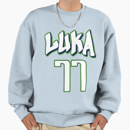 Luka Doncic 77 City Jersey T-Shirt - Streetwear Style for Adults - T-Shirt, Sweatshirt, Hoodie