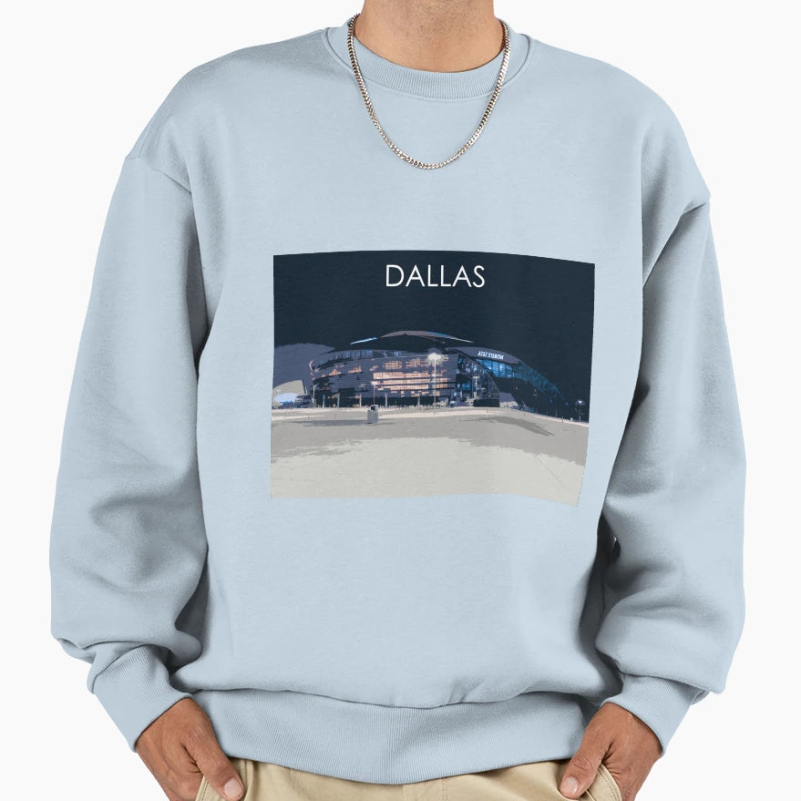 Dallas Cowboys Texas Usa Travel Sweatshirt - Streetwear Style Unisex - T-Shirt, Sweatshirt, Hoodie