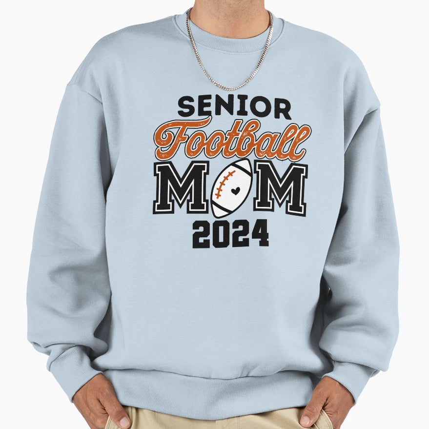 Class 2024 Senior Football Graduation Sweatshirt - Novelty Apparel Unisex - T-Shirt, Sweatshirt, Hoodie