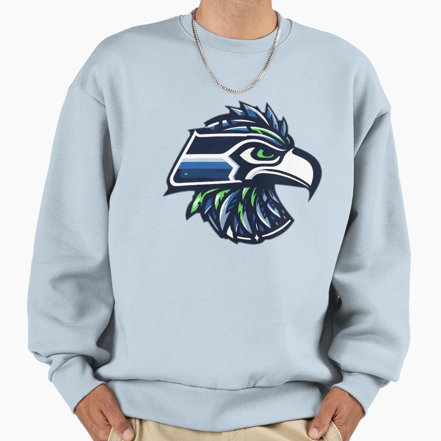 Seattle Seahawks Sweatshirt - Unique Graphic Unisex - T-Shirt, Sweatshirt, Hoodie