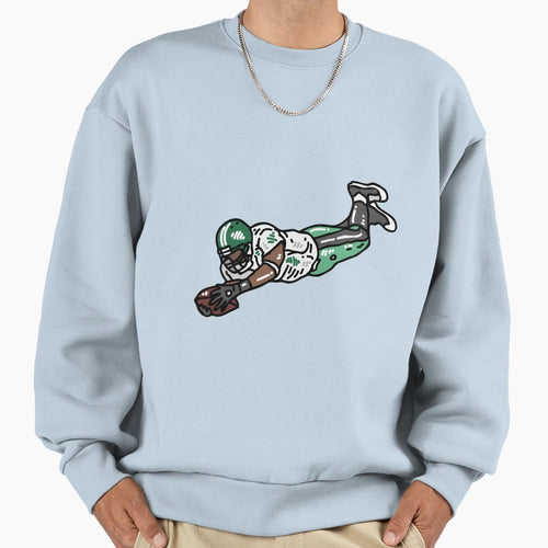 American Football Player Sweatshirt - Aesthetic Graphic for Adults - T-Shirt, Sweatshirt, Hoodie